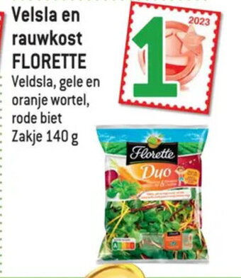 Smatch Velsla en rauwkost FLORETTE 140 g aanbieding