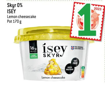 Smatch Skyr 0% ISEY Lemon cheesecake Pot 170 g aanbieding