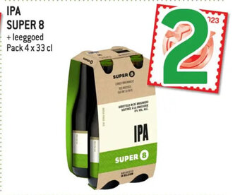 Smatch IPA SUPER 8 + leeggoed Pack 4 x 33 cl aanbieding