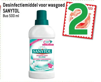 Smatch Desinfectiemiddel voor wasgoed SANYTOL Bus 500 ml aanbieding