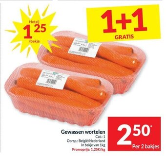 Intermarché Gewassen wortelen aanbieding