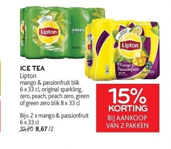 Alvo Ice tea aanbieding