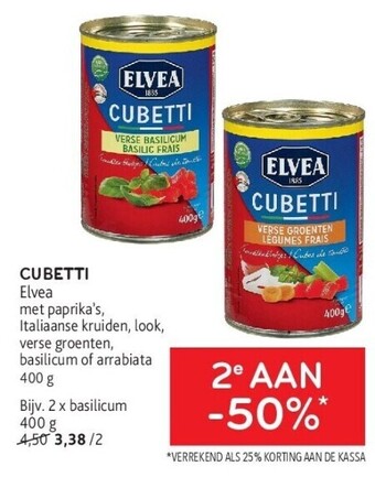 Alvo Cubetti aanbieding