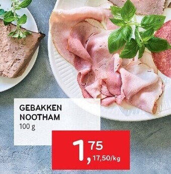 Alvo Gebakken nootham aanbieding