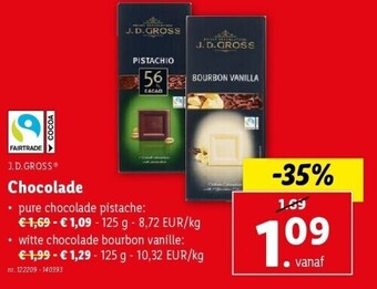 Lidl Chocolade aanbieding