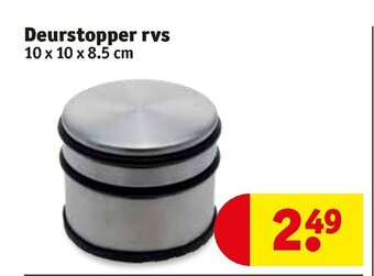 Kruidvat Deurstopper rvs aanbieding