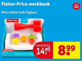 Kruidvat Fisher-Price werkbank aanbieding
