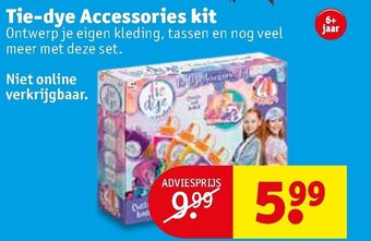Kruidvat Tie-dye Accessories kit aanbieding