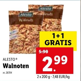 Lidl Walnoten aanbieding