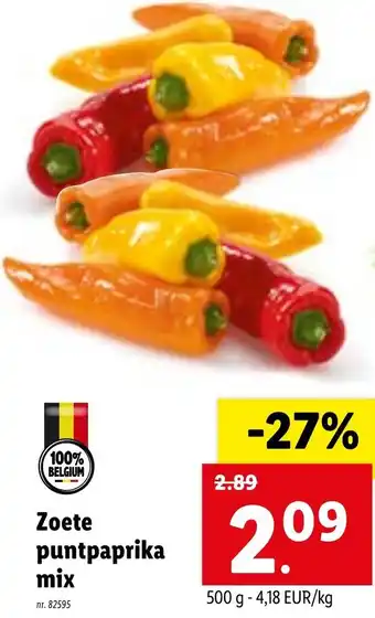 Zoete puntpaprika 500g