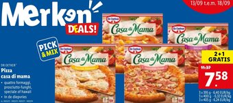 Lidl Pizza casa di mama aanbieding