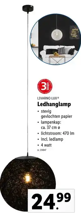 Lidl LIVARNO LUX Ledhandlamp aanbieding