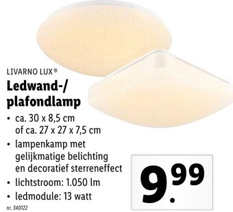 LIVARNO LUX Ledwand-/ plafondlamp
