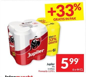 Intermarché Jupiler 6 x 44 cl aanbieding