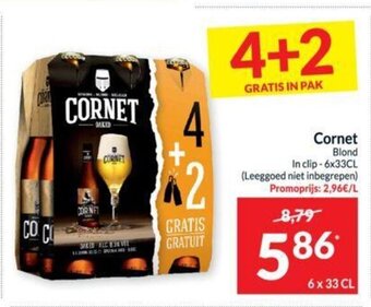 Intermarché Cornet 6 x 33 cl aanbieding
