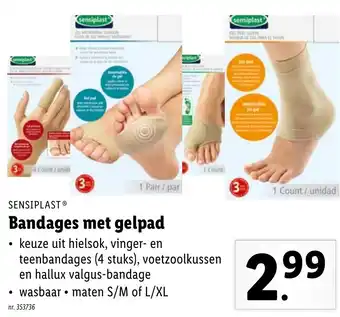 SESIPLAST Bandages met gelpad