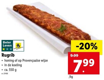 Lidl Rugrib aanbieding