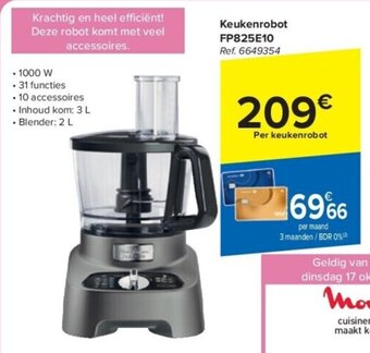 Carrefour Keukenrobot 1000W aanbieding