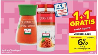Carrefour Kruiden Verstegen 225 g aanbieding