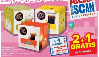 Carrefour Koffiecapsules NESCAFÉ Dolce Gusto aanbieding