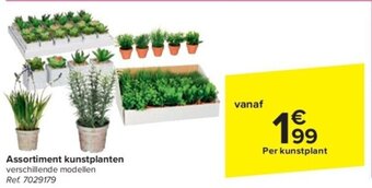 Carrefour Assortiment kunstplanten aanbieding