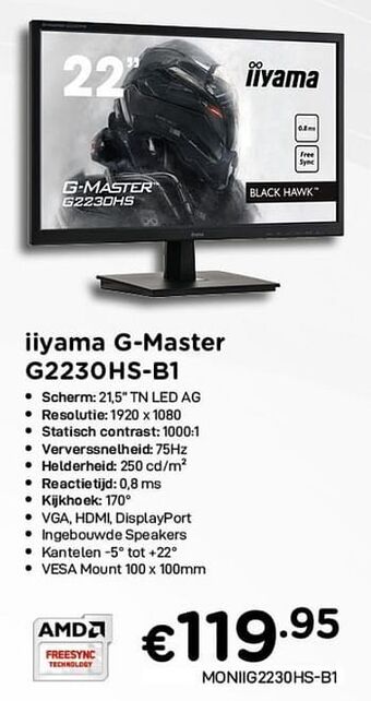 Iiyama g-master g2230hs-b1
