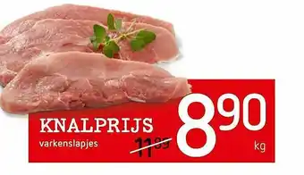 Knalprijs Varkenslapjes