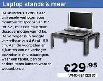 Newstar monitorverhogers en meer nsmonitor20