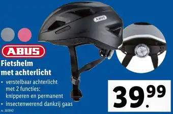 Lidl ABUS Fietshelm met achterlicht aanbieding
