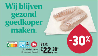 Delhaize Schelvishaasje aanbieding