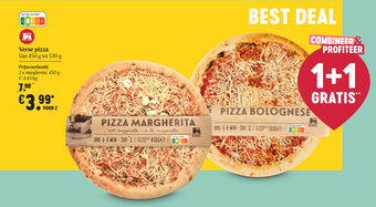 Delhaize Verse pizza aanbieding