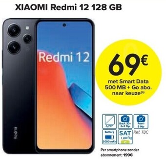 Carrefour Xiaomi redmi 12 128 gb aanbieding