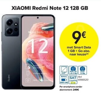 Carrefour Xiaomi redmi note 12 128 gb aanbieding