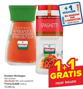 Carrefour Kruiden verstegen aanbieding