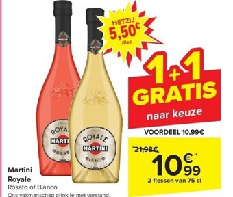 Carrefour Martini royale aanbieding