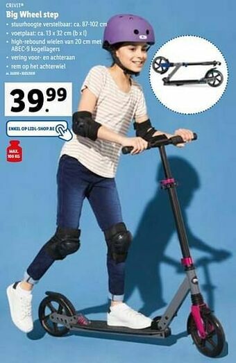 Lidl Big wheel step aanbieding