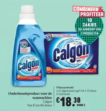 Delhaize Onderhousproduct voor de wasmachine aanbieding