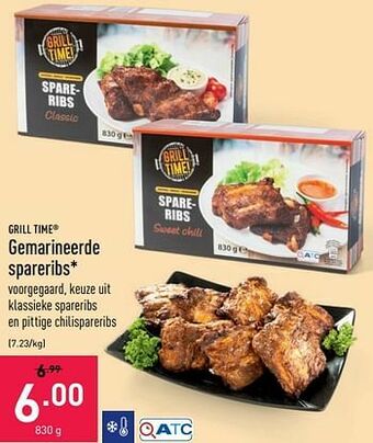 ALDI Gemarineerde spareribs aanbieding