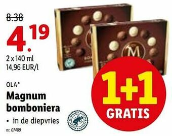 Lidl Magnum bomboniera aanbieding
