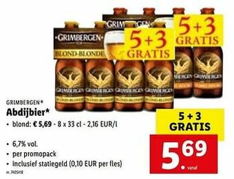 Abdijbier blond