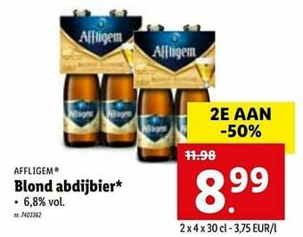 Lidl Blond abdijbier aanbieding
