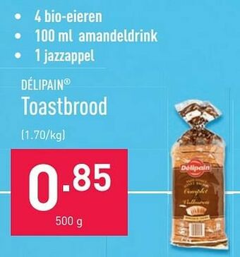 ALDI Toastbrood aanbieding