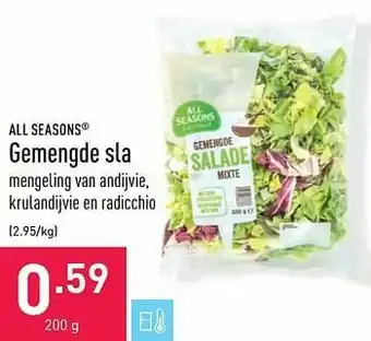 ALDI Gemengde sla aanbieding