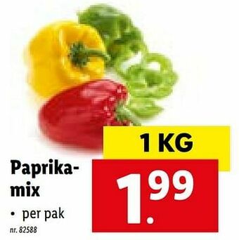 Lidl Paprikamix aanbieding