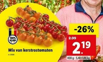 Lidl Mix van kerstrostomaten aanbieding