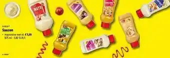 Lidl Sauzen mayonaise met ei aanbieding