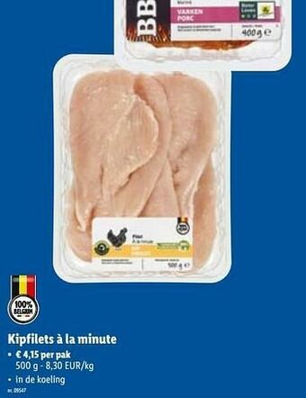 Lidl Kipfilets à la minute aanbieding