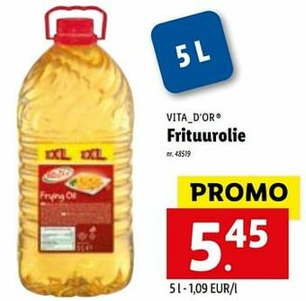 Lidl Frituurolie aanbieding