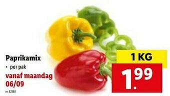 Lidl Paprikamix aanbieding