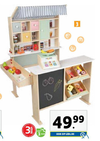 Lidl Houten winkeltje aanbieding